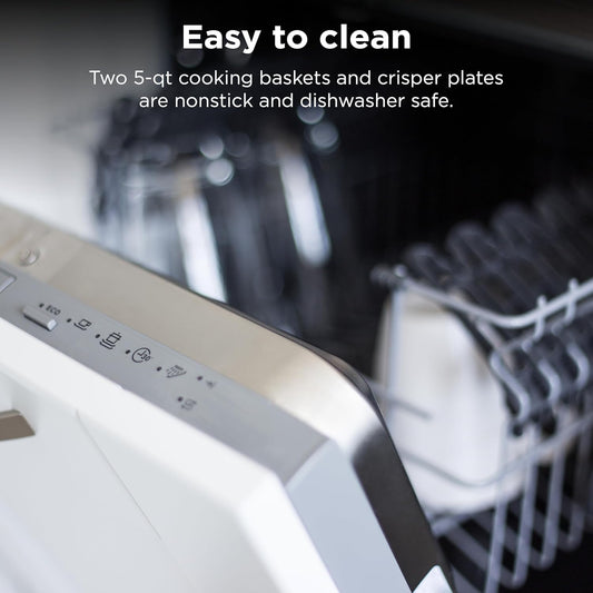 ✨ Ninja DZ550 Foodi 10 Quart 6-in-1 DualZone Smart XL Air Fryer