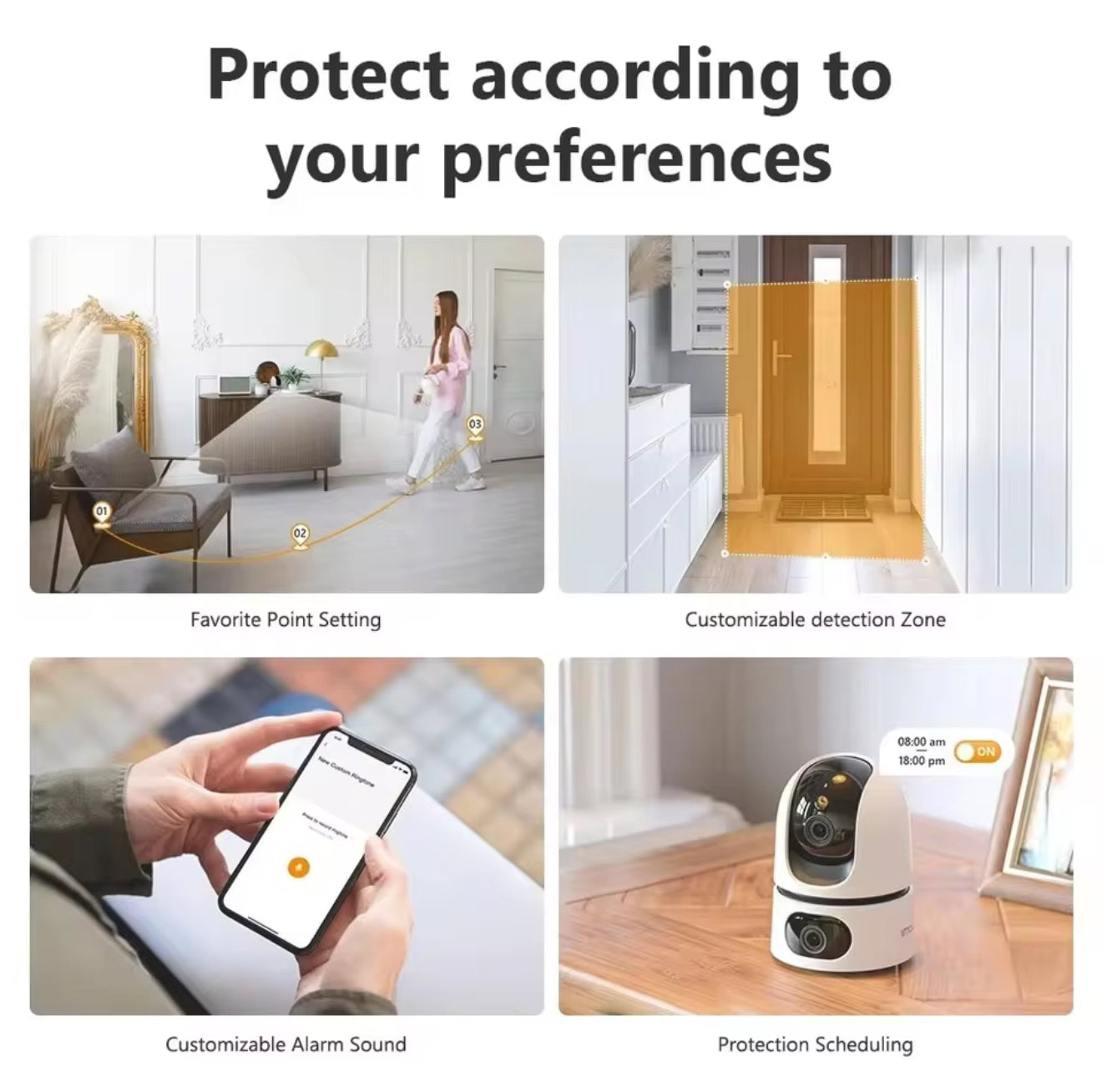 IMOU Ranger Dual 10MP WiFi 360 PT Camera Dual Lens Human Pet Detection Night Vision Two-Way Talk Security Surveillance IP Camera