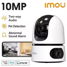 IMOU Ranger Dual 10MP WiFi 360 PT Camera Dual Lens Human Pet Detection Night Vision Two-Way Talk Security Surveillance IP Camera