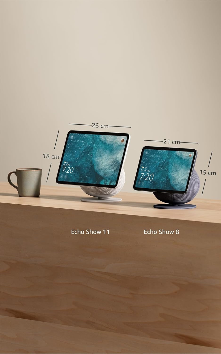 Amazon Echo Show 11 (newest gen), Vibrant Full-HD 11" display with more viewing area, spatial audio and Alexa, Graphite