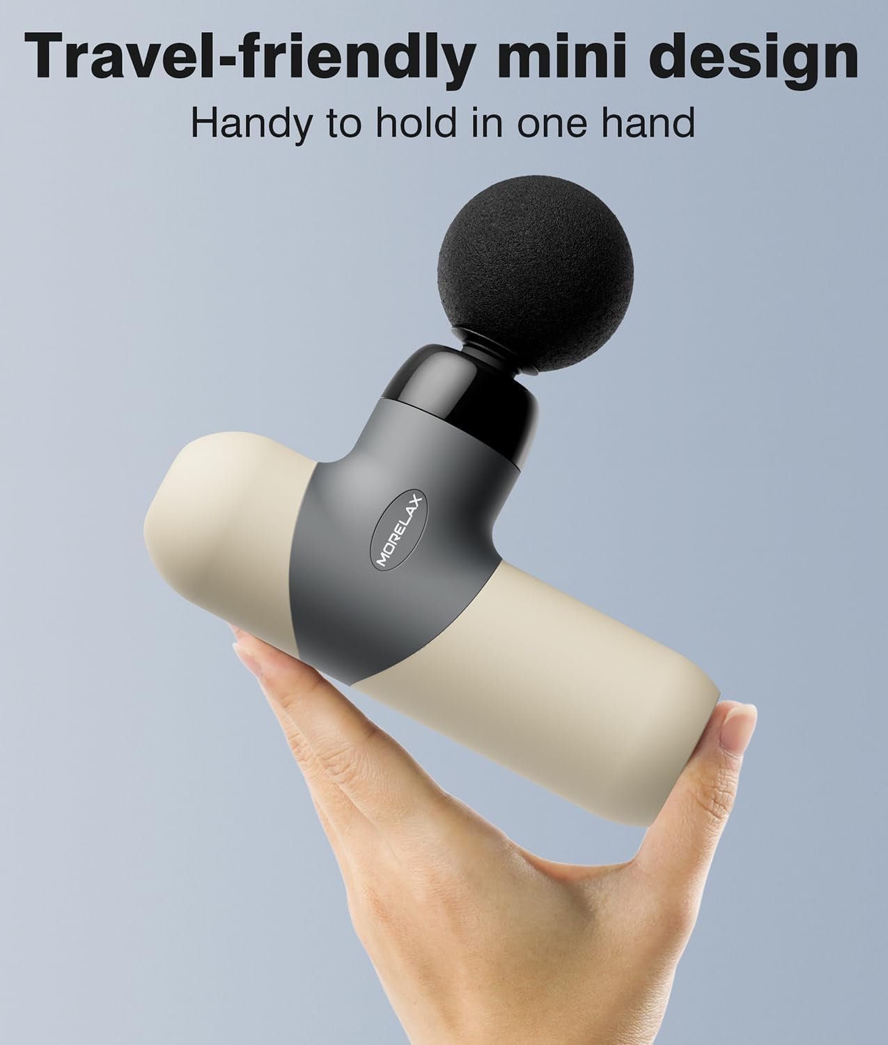 Massage Gun, Muscle Percussion Massager with 30 Speeds, Quiet Hand Massager, with LCD Touchscreen, 10 Heads, for Shoulders, Body, Back, Relaxation
